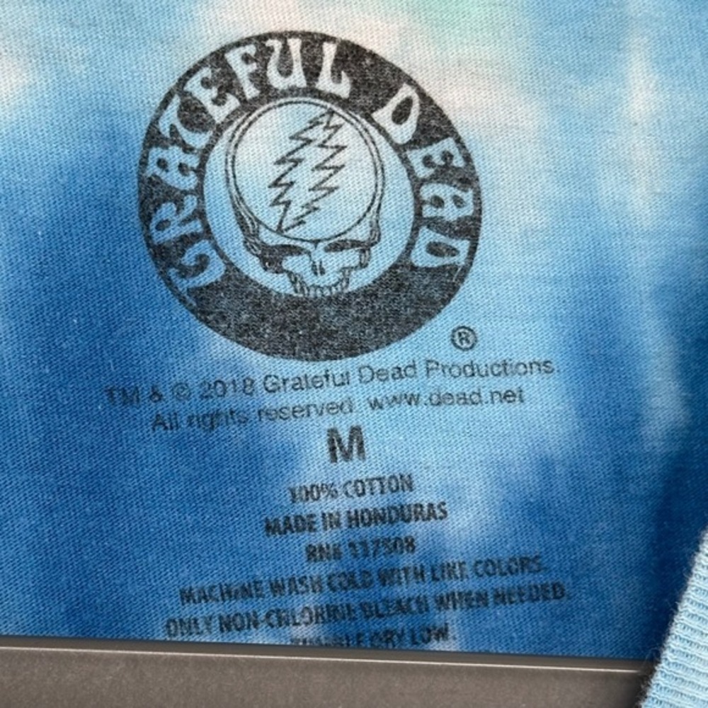 Grateful Dead Space Skull Tie Dye T Shirt Mens Medium 2018 Cosmic‎ Galaxy - Picture 3 of 9